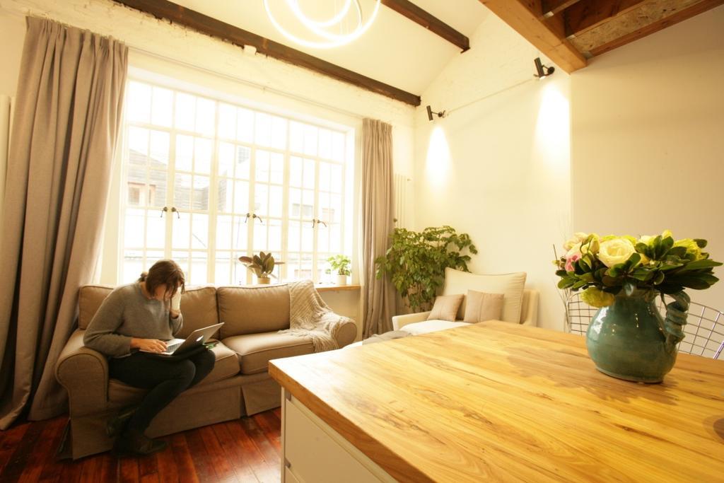 Ferienwohnung Fx78 Loft & Terrace Shanghai Exterior foto
