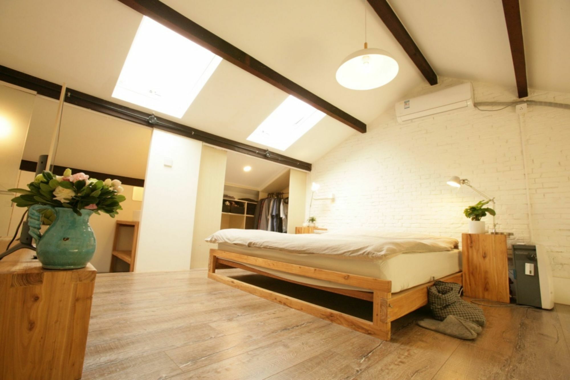 Ferienwohnung Fx78 Loft & Terrace Shanghai Exterior foto